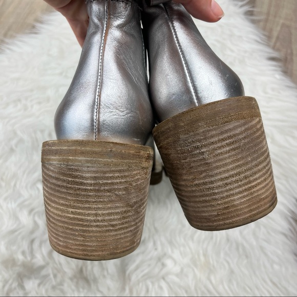 Marsell Coneros metallic silver chunky ankle boots - Picture 7 of 11